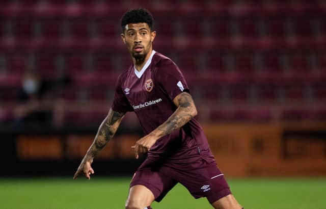 Josh Ginnelly is out of Hearts' league match with Inverness on Saturday.