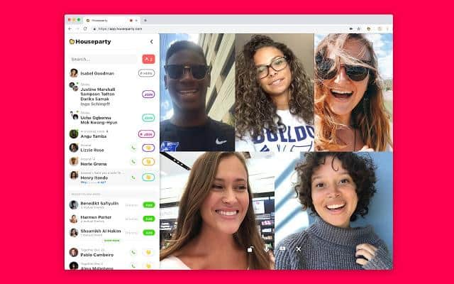 Houseparty has become a popular app among groups of friends looking to communicate during social distancing (Houseparty)