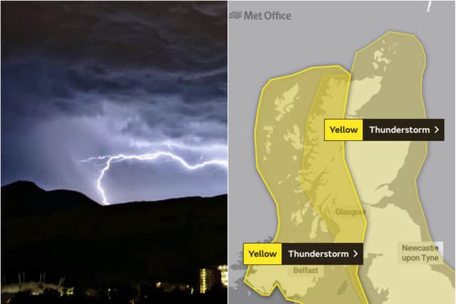 The Met Office have released a yellow weather warning for Scotland