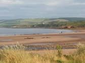 Swimmers have been told not to bathe in the waters at Thorntonloch beach in East Lothian.