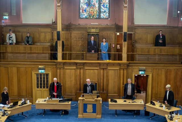 The Duke addressed the General Assembly in his role as Lord High Commissioner     Picture: Andrew O'Brien