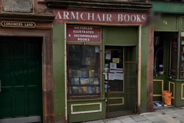 Stepping into Armchair Books is every book-lover's dream. This family-run bookstore is crammed wall-to-wall with rare and secondhand books. Based in West Port - the "ancient home of booksellers" - Armchair Books offers a delivery service . Visit: armchairbooks.co.uk