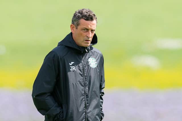 Hibs manager Jack Ross is hoping that a deal can be struck to bring new signing on board sooner rather than later. Photo by Mark Scates / SNS Group