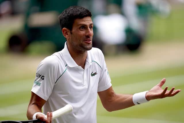 The diplomatic row over Novak Djokovic's vaccination status, explained (Image credit: Adam Davy/PA Wire)