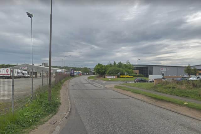 The incident happened over the weekend at Newbridge Industrial Estate