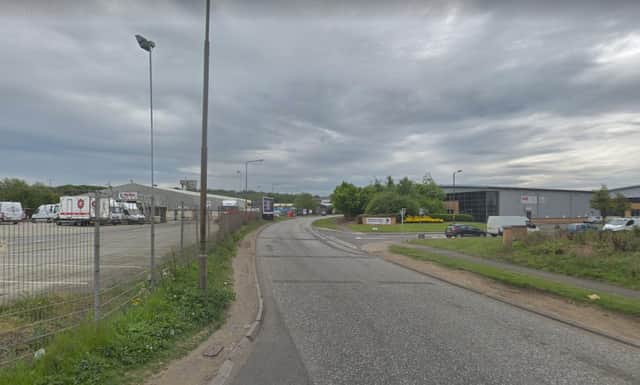 The incident happened over the weekend at Newbridge Industrial Estate