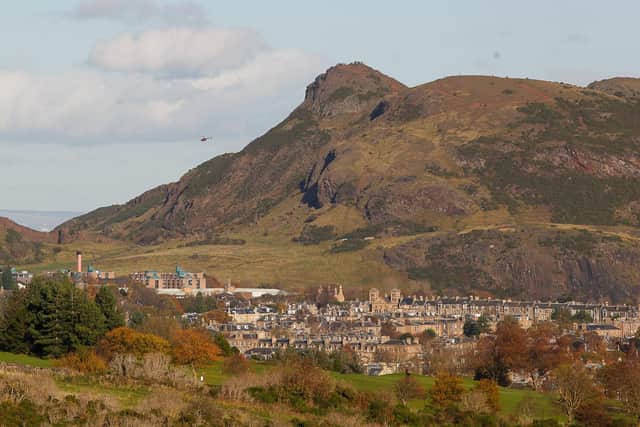 The sun is due to shine on Arthur's Seat this weekend, although anyone thinking of taking a walk up the famous landmark should probably layer up with temperature expected to drop to freezing.