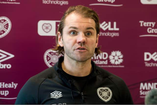 Hearts head coach Robbie Neilson reckons Scottish football should be able to make it to the start of the winter break. Picture: SNS