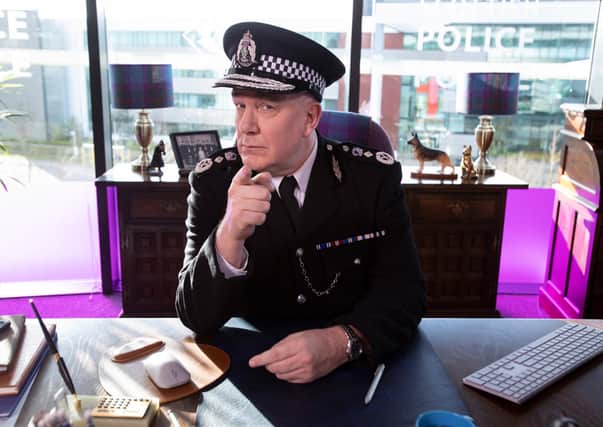 Jack Docherty as Chief Commissioner Cameron Miekelson in Scot Squad
