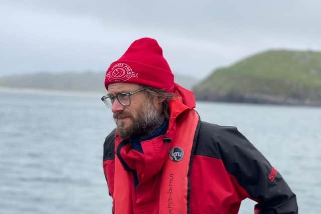 Johnny Barrington is the writer and director of new Scottish feature film Silent Roar. Picture: Ali Tollervey