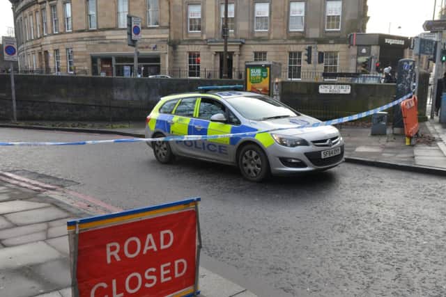 The discovery sparked a major police response in Edinburgh city centre back in January 2018. Pic: Jon Savage.