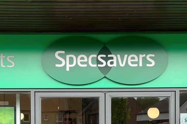 Specsavers, Linlithgow which was broken into in the early hours of Monday.