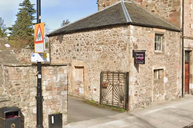 Two fire crews were dispatched to the Dental Lounge, on Court St, Haddington, at 1:15pm on Thursday afternoon, to reports of rubbish on fire next to the practice.