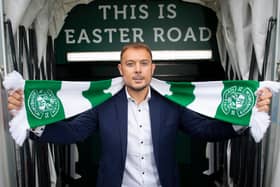 New Hibs chief executive Ben Kensell meets the media for the first time.