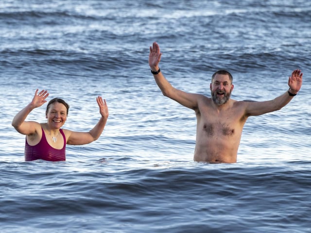 Craig Thomas and Donna Lobo from Edinburgh