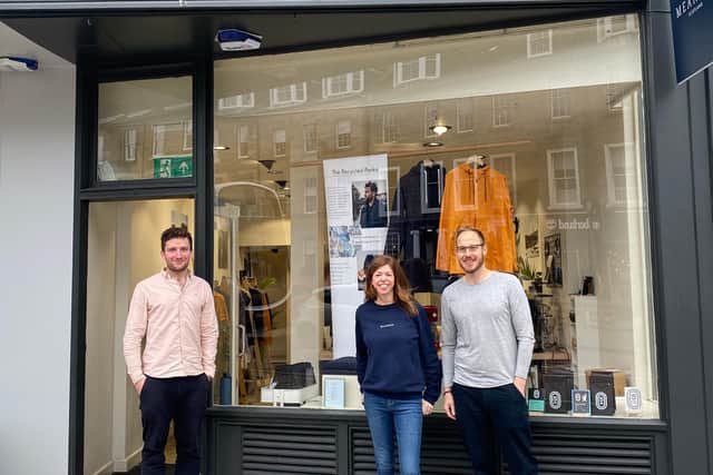 Meander Founders Jill and Steve with Five Rings Founder Callum Skinner