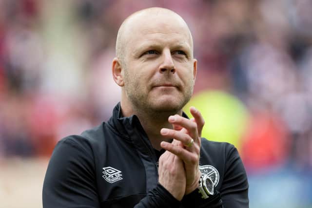Interim Hearts manager Steven Naismith is waiting to discover if he will get the job permanently.