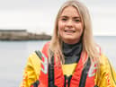 Megan Davidson, crew member at Kinghorn RNLI, who will feature in the upcoming episode of Saving Lives at Sea on BBC Two.