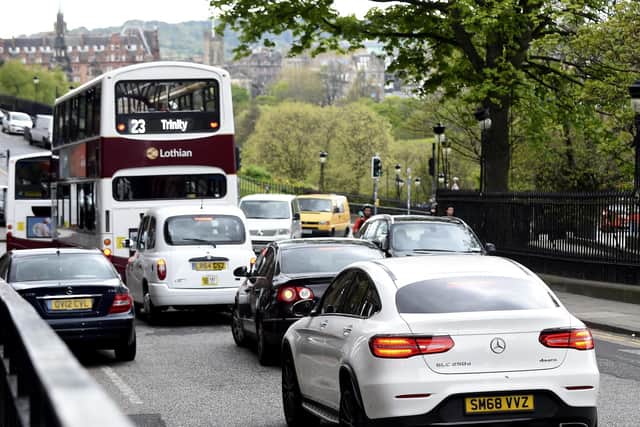 A congestion charge could help Edinburgh emulate Stockholm's success in reducing traffic, said the study.  Picture: Lisa Ferguson.