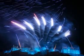 Fireworks light up the sky above Edinburgh Castle as part of Hogmanay celebrations in 2015, long before Covid hit (Picture: Ross Gilmore/Getty Images for Unicef)