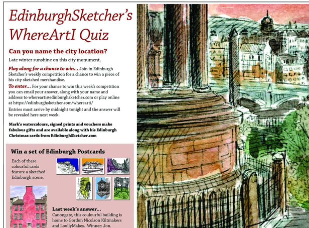 Edinburgh Sketcher 17 December