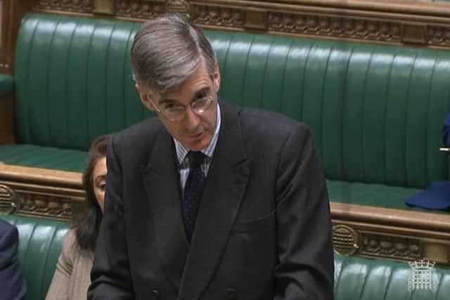 Business Secretary Jacob Rees-Mogg took a dig at the situation in Edinburgh.