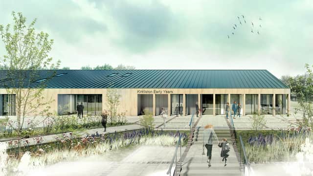 An impression of the new Kirliston Primary School annexe