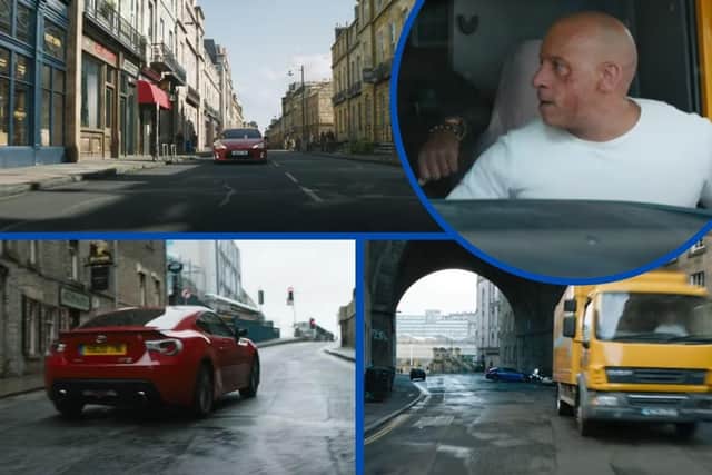 The producers of F9, the latest blockbuster installment of the Fast and Furious franchise, have released a clip of a thrilling car chase filmed on location in Edinburgh.