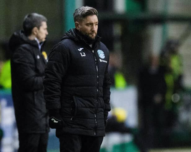 Lee Johnson felt too many of his Hibs players were under-par against Rangers