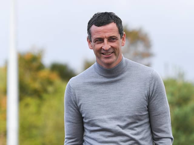 Hibs manager Jack Ross has selection problems for the trip to Forfar on Tuesday. (Photo by Ross MacDonald / SNS Group)