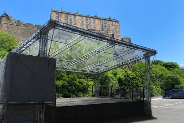 A new outdoor venue is being created on the roof of the Castle Terrace car park and will be run jointly by Gilded Balloon, the Traverse, Dance Base and Zoo.