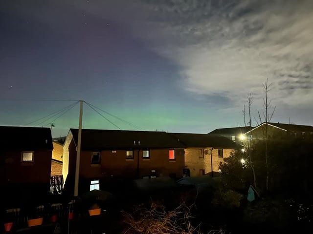 The phenomenon was spotted from Chesser in Edinburgh. One resident was looking over Costorphine Hill when they saw a big wave of green lights.