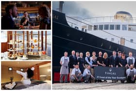 Fingal, a uxury floating hotel berthed in Edinburgh's historic Port of Leith, has been crowned Scotland's hotel of the year.