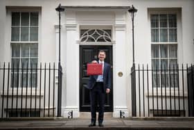 Chancellor of the Exchequer Jeremy Hunt leaves 11 Downing Street, London, with his ministerial box before delivering the UK Budget (Picture: Stefan Rousseau/PA Wire)