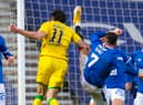 BBC pundit Michael Stewart felt Ianis Hagi's challenge on Joe Newell was 'dangerous play' and should have resulted in a penalty to Hibs (Photo by Rob Casey / SNS Group)