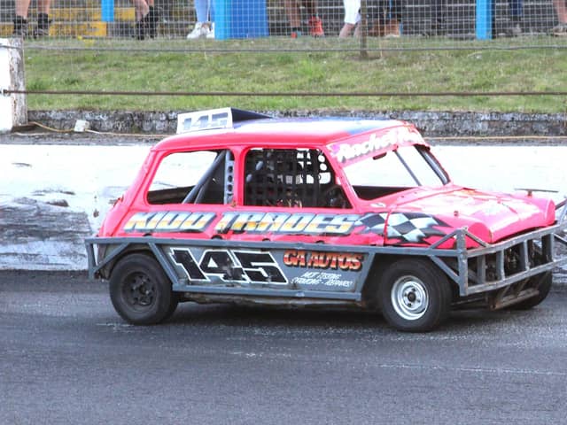 Rachel Kidd from Easthouses, pictured in her Ministox car.