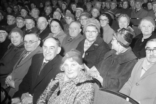 OAP's entertained at the Prestongrange Institute in Prestonpans in December 1962.