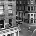 The junction of Kerr Street and St Stephen Street in Stockbridge Edinburgh, in July 1971.