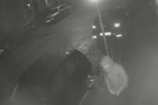 Police have released CCTV footage of a man they want to speak to in connection with the assaults in the Meadows area of Edinburgh. Video/image: Police Scotland