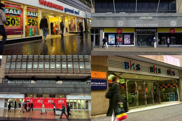 Just some of the Edinburgh city centre shops that have closed for good since 2000.