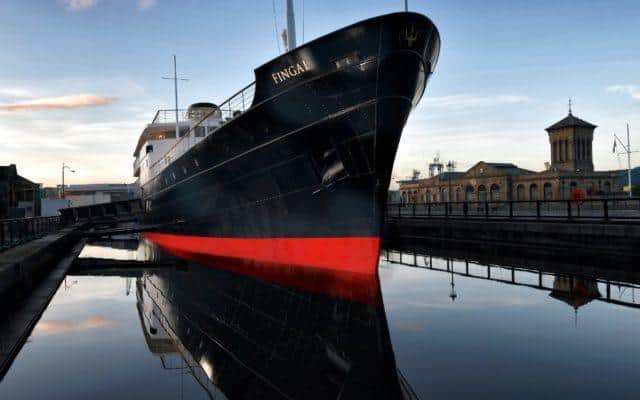 Fingal is berthed in Edinburgh’s historic Port of Leith. Picture: Fingal