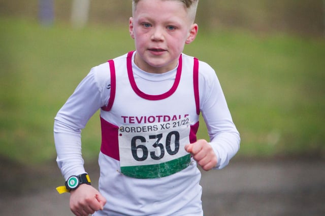 Ivan Watson, of Teviotdale Harriers, won the four-strong category for boys aged eight or nine, clocking 12:19