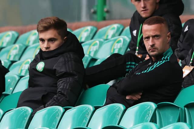 Leigh Griffiths has yet to feature in a competitive match for new Celtic boss Ange Postecoglou. (Photo by Craig Williamson / SNS Group)