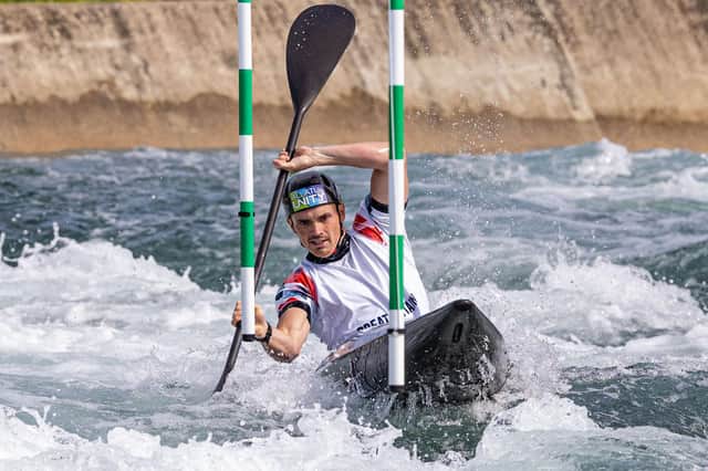 Bradley Forbes-Cryans is aiming for a medal at the Olympics in Tokyo. Picture: Kim Jones/British Canoeing