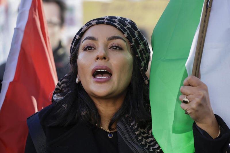 Protesters in Edinburgh and across the UK called for a ceasefire in the war in Gaza, on the same day people gather to remember those who have died in military conflicts since World War One. The UK government has branded the planned November 11 marches as "provocative and disrespectful".
Photo by Jeff J Mitchell/Getty Images)