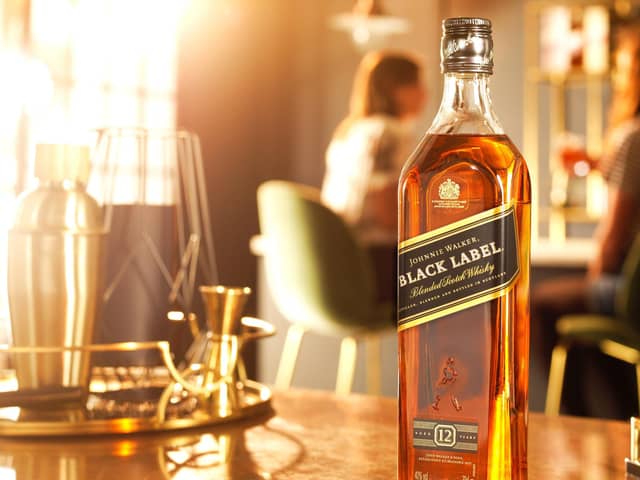 Diageo has a vast portfolio that includes Johnnie Walker whisky, pictured, Guinness stout and Smirnoff vodka.
