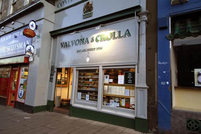 Valvona and Crolla's reinforced shopfront acts as a testament to the 'goodwill' of the people of Edinburgh, says chairman Philip Contini.