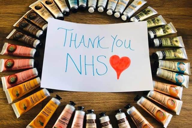 An Edinburgh woman is raising money to donate skincare products to NHS and key workers