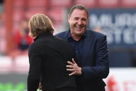 Malky Mackay was happy with his team's performance against Hearts.  (Photo by Craig Foy / SNS Group)