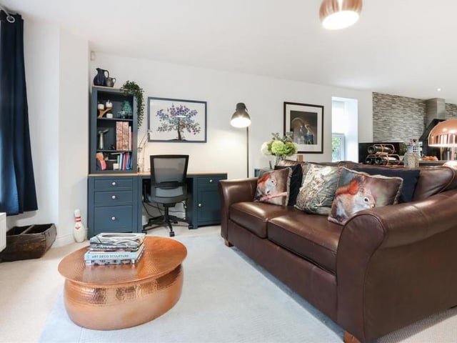 This is the sitting area within the open-plan section of the ground floor. A perfect spot for some peace and quiet after a busy day, or for a bit of working from home.